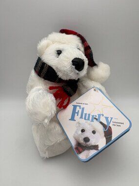 NWT Vintage Sears Charity 2002 Plush Polar Bear "Flurry" Stuffie (SKU: 797TO)